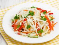Salată de varză cu castraveți - principii de bază de gătit